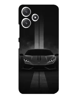 Чехол для Xiaomi POCO M6 с картинкой «Lamborghini симметрия дорог»