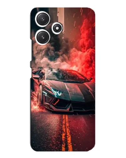 Чехол для Xiaomi POCO M6 с картинкой «Lamborghini красный дым» Чехол для Xiaomi POCO M6 с картинкой «Lamborghini красный дым»
