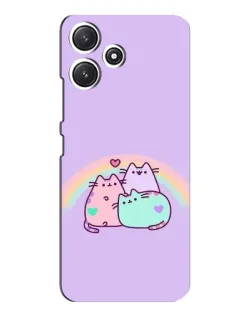 Чохол для Xiaomi POCO M6 з картинкою «Веселкові Пушини» Чохол для Xiaomi POCO M6 з картинкою «Веселкові Пушини»