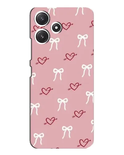 Чохол для Xiaomi POCO M6 з картинкою «Серця та банти» Чохол для Xiaomi POCO M6 з картинкою «Серця та банти»