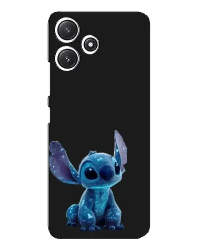 Чехол для Xiaomi POCO M6 с картинкой «Стич на черном»