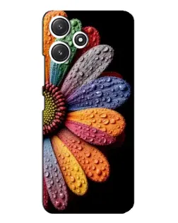 Чохол для Xiaomi POCO M6 з картинкою «Райдужна квітка»