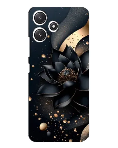Чохол для Xiaomi POCO M6 з картинкою «Чорний лотос»
