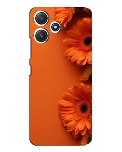 Чохол для Xiaomi POCO M6 з картинкою «Помаранчеві гербери»