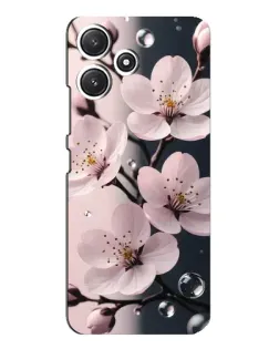 Чохол для Xiaomi POCO M6 з картинкою «Ніжня сакура та краплі»