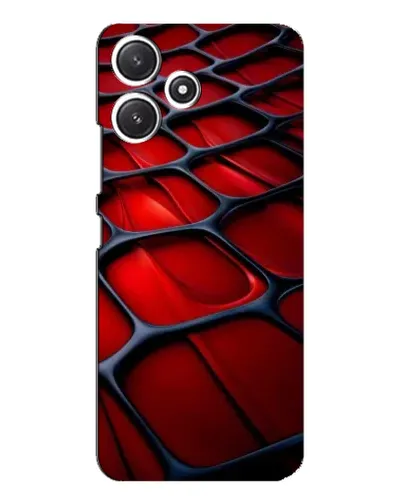 Чохол для Xiaomi POCO M6 з картинкою «Червона глянцева сітка» Чохол для Xiaomi POCO M6 з картинкою «Червона глянцева сітка»
