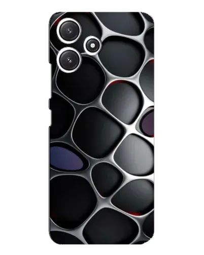 Чохол для Xiaomi POCO M6 з картинкою «Об'ємна темна решітка» Чохол для Xiaomi POCO M6 з картинкою «Об'ємна темна решітка»