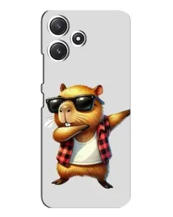Чехол для Xiaomi POCO M6 с картинкой «Капибара рэпер даб» Чехол для Xiaomi POCO M6 с картинкой «Капибара рэпер даб»