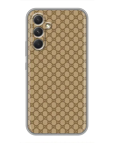 Чехол для Xiaomi Poco M7 Plus с картинкой «Gucci — классический беж» Чехол для Xiaomi Poco M7 Plus с картинкой «Gucci — классический беж»