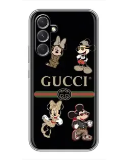 Чехол для Xiaomi Poco M7 Plus с картинкой «Gucci — герои Disney и монограмма» Чехол для Xiaomi Poco M7 Plus с картинкой «Gucci — герои Disney и монограмма»