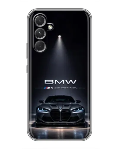 Чехол для Xiaomi Poco M7 Plus с картинкой «BMW сквозь ночной город» Чехол для Xiaomi Poco M7 Plus с картинкой «BMW сквозь ночной город»