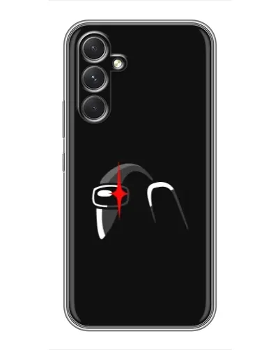 Чехол для Xiaomi Poco M7 Plus с картинкой «Among Us шлем»