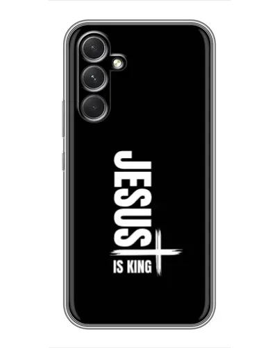 Чехол для Xiaomi Poco M7 Plus с картинкой «Вертикаль веры Jesus»