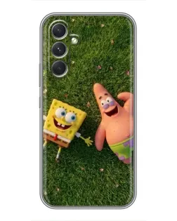 Чехол для Xiaomi Poco M7 Plus с картинкой «Друзья на лужайке»