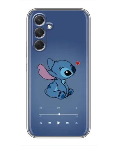 Чехол для Xiaomi Poco M7 Plus с картинкой «Музыкальный Stitch»