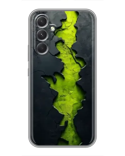 Чехол для Xiaomi Poco M7 Plus с картинкой «Салатовый разлом скалы» Чехол для Xiaomi Poco M7 Plus с картинкой «Салатовый разлом скалы»