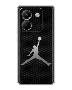 Чехол для Xiaomi Poco M7 Pro 5G с картинкой «Jordan Dark Carbon»