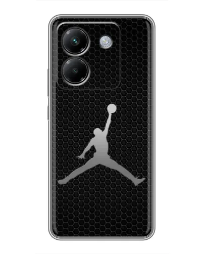 Чехол для Xiaomi Poco M7 Pro 5G с картинкой «Jordan Dark Carbon»