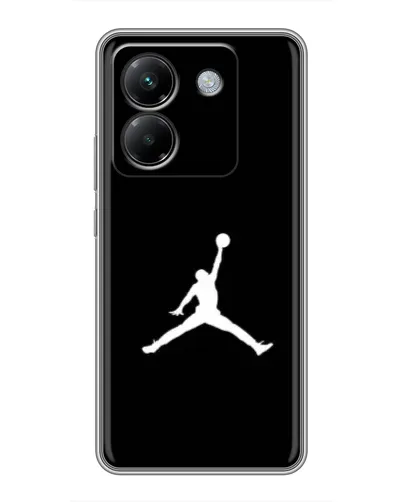 Чехол для Xiaomi Poco M7 Pro 5G с картинкой «Jordan Silhouette»