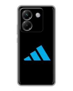Чехол для Xiaomi Poco M7 Pro 5G с картинкой «Adidas Cyan Logo»