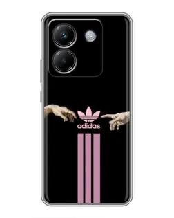 Чехол для Xiaomi Poco M7 Pro 5G с картинкой «Adidas Hands»