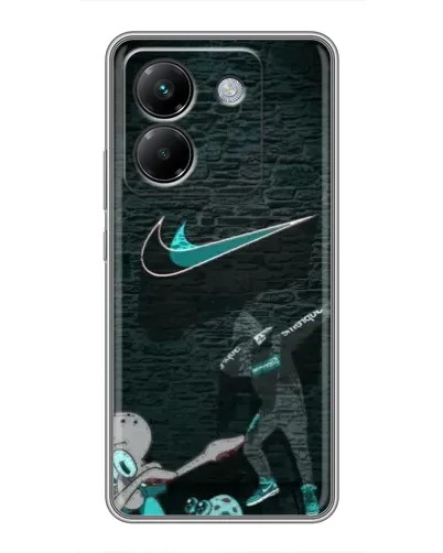 Чехол для Xiaomi Poco M7 Pro 5G с картинкой «Спортивный арт Nike»