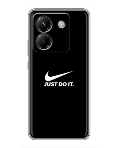 Чехол для Xiaomi Poco M7 Pro 5G с картинкой «Минимализм от Nike»