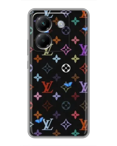 Чехол для Xiaomi Poco M7 Pro 5G с картинкой «Цветная монограмма LV»