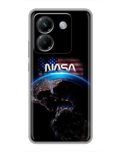 Чехол для Xiaomi Poco M7 Pro 5G с картинкой «Земля из космоса NASA»