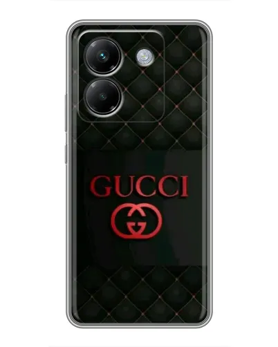 Чехол для Xiaomi Poco M7 Pro 5G с картинкой «Gucci — стеганый черный»