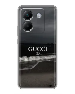 Чехол для Xiaomi Poco M7 Pro 5G с картинкой «Gucci — морской прибой»