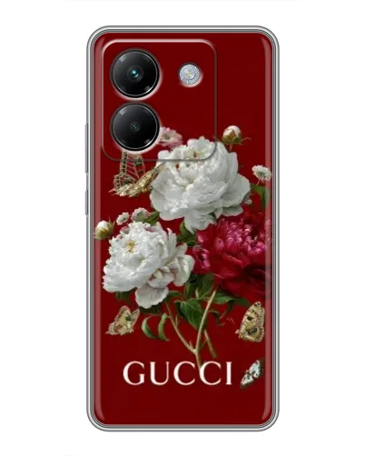 Чехол для Xiaomi Poco M7 Pro 5G с картинкой «Gucci —  сад»