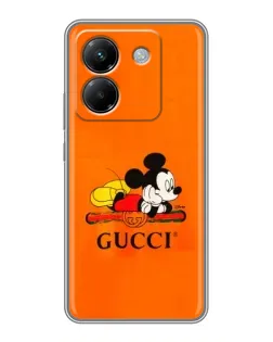Чехол для Xiaomi Poco M7 Pro 5G с картинкой «Микки Маус Gucci — оранж» Чехол для Xiaomi Poco M7 Pro 5G с картинкой «Микки Маус Gucci — оранж»