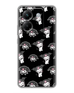 Чохол для Xiaomi Poco M7 Pro 5G з картинкою «Чорний паттерн Kuromi» Чохол для Xiaomi Poco M7 Pro 5G з картинкою «Чорний паттерн Kuromi»