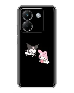 Чохол для Xiaomi Poco M7 Pro 5G з картинкою «My Melody та Kuromi» Чохол для Xiaomi Poco M7 Pro 5G з картинкою «My Melody та Kuromi»