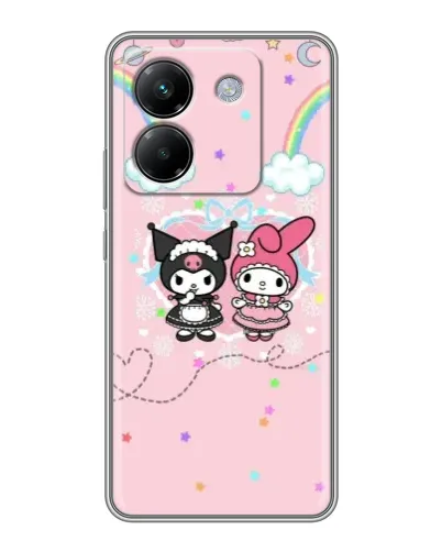 Чохол для Xiaomi Poco M7 Pro 5G з картинкою «My Melody та Kuromi» Чохол для Xiaomi Poco M7 Pro 5G з картинкою «My Melody та Kuromi»