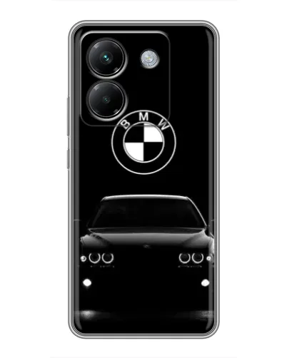 Чехол для Xiaomi Poco M7 Pro 5G с картинкой «BMW — взгляд из темноты»