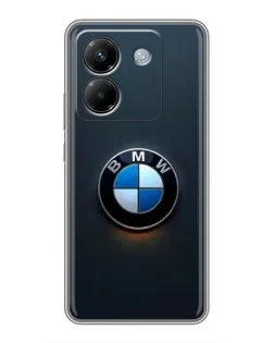 Чехол для Xiaomi Poco M7 Pro 5G с картинкой «Логотип BMW — минимализм»