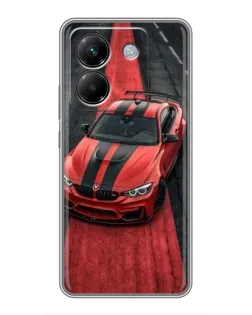 Чехол для Xiaomi Poco M7 Pro 5G с картинкой «BMW на красной дорожке»