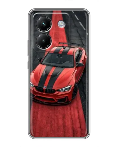 Чехол для Xiaomi Poco M7 Pro 5G с картинкой «BMW на красной дорожке»
