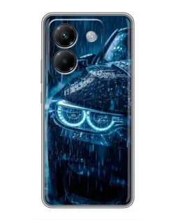 Чохол для Xiaomi Poco M7 Pro 5G з картинкою «BMW під дощем»