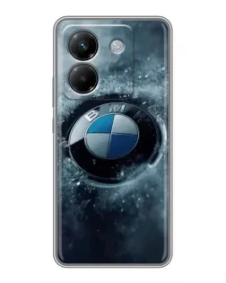 Чохол для Xiaomi Poco M7 Pro 5G з картинкою «Логотип BMW — лід»