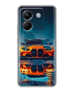 Чохол для Xiaomi Poco M7 Pro 5G з картинкою «BMW — золота емблема»