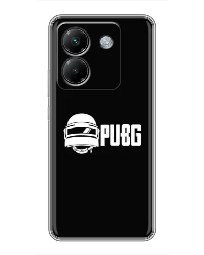 Чехол для Xiaomi Poco M7 Pro 5G с картинкой «PUBG — классический лого»