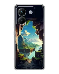 Чехол для Xiaomi Poco M7 Pro 5G с картинкой «Вид из пещеры»