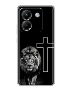 Чехол для Xiaomi Poco M7 Pro 5G с картинкой «Лев и Крест»
