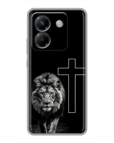 Чехол для Xiaomi Poco M7 Pro 5G с картинкой «Лев и Крест»