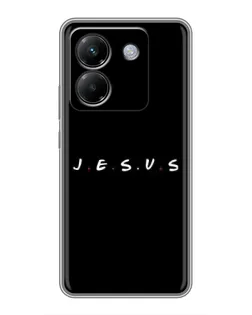 Чехол для Xiaomi Poco M7 Pro 5G с картинкой «Точки веры J.E.S.U.S.»