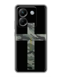 Чехол для Xiaomi Poco M7 Pro 5G с картинкой «Милитари Крест»