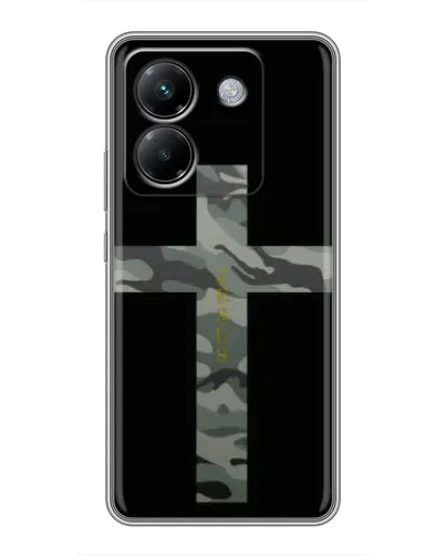 Чехол для Xiaomi Poco M7 Pro 5G с картинкой «Милитари Крест»